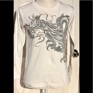 VTG JNCO JEANS Y2K Long Sleeve Dragon Shirt